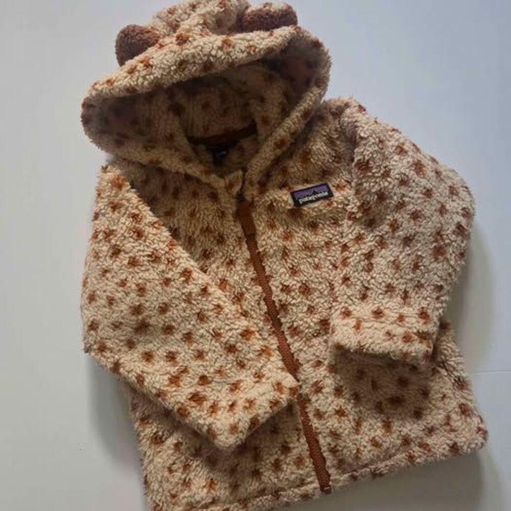 Patagonia Furry Friends Hooded Fleece Jacket - 12-18 Months